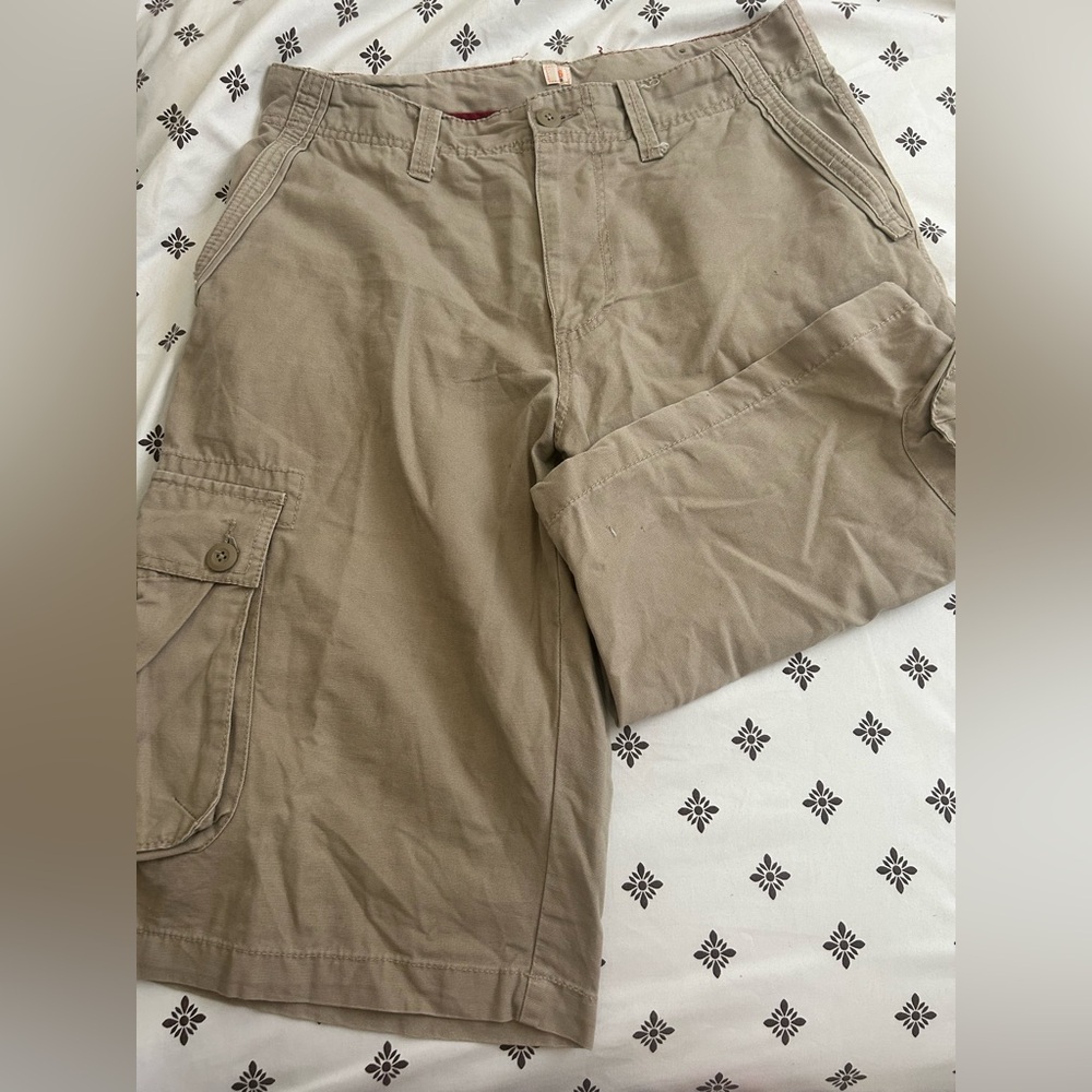 Men's Tan Cargo Shorts